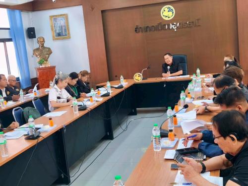 โครงการประชุมเชิงปฏิบัติการส่งเสริมการบูรณาการกลไกการขับเคลื่อนการขจัดความยากจน