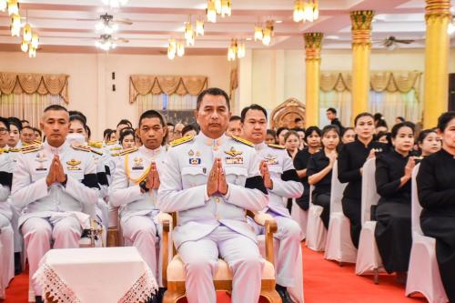 ร่วมพิธีสวดอภิธรรม อุทิศถวายพระราชกุศลแด่สมเด็จพระนางเจ้าสิริกิติ์ พระบรมราชินีนาถ พระบรมราชชนนีพันปีหลวง